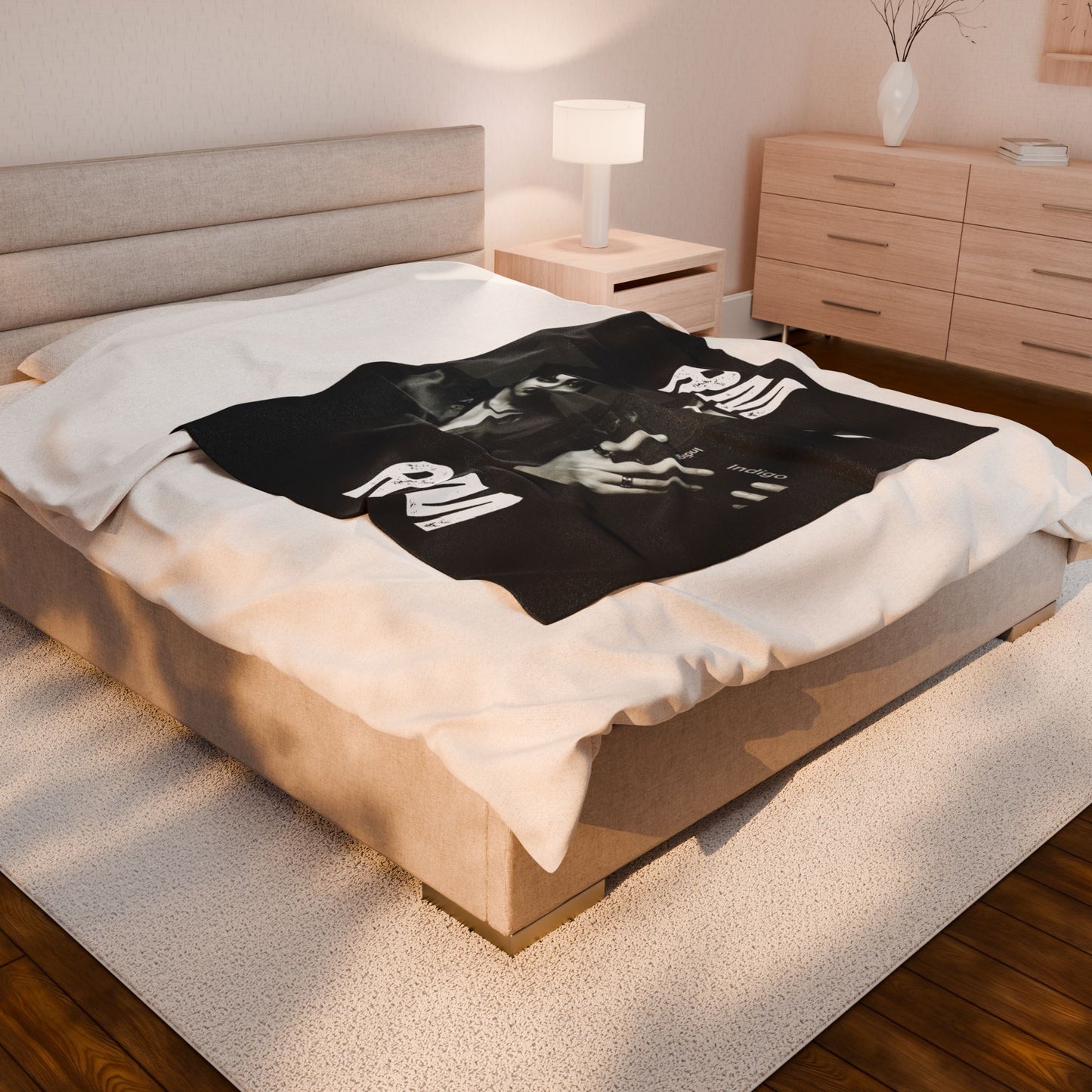 RM Portrait and Book Blanket |BTS Velveteen Plush Blanket