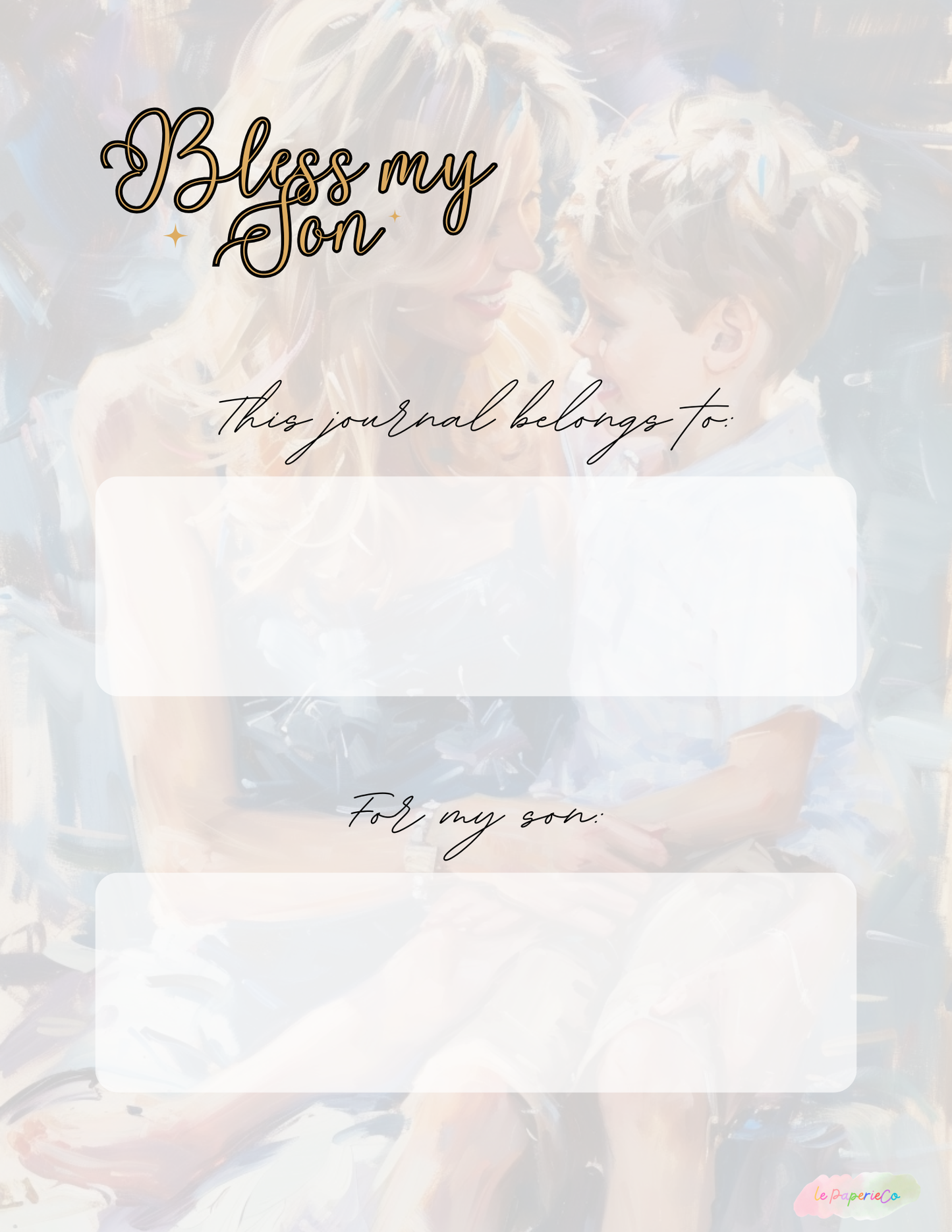 Bless My Son Journal | A Journal for Mothers