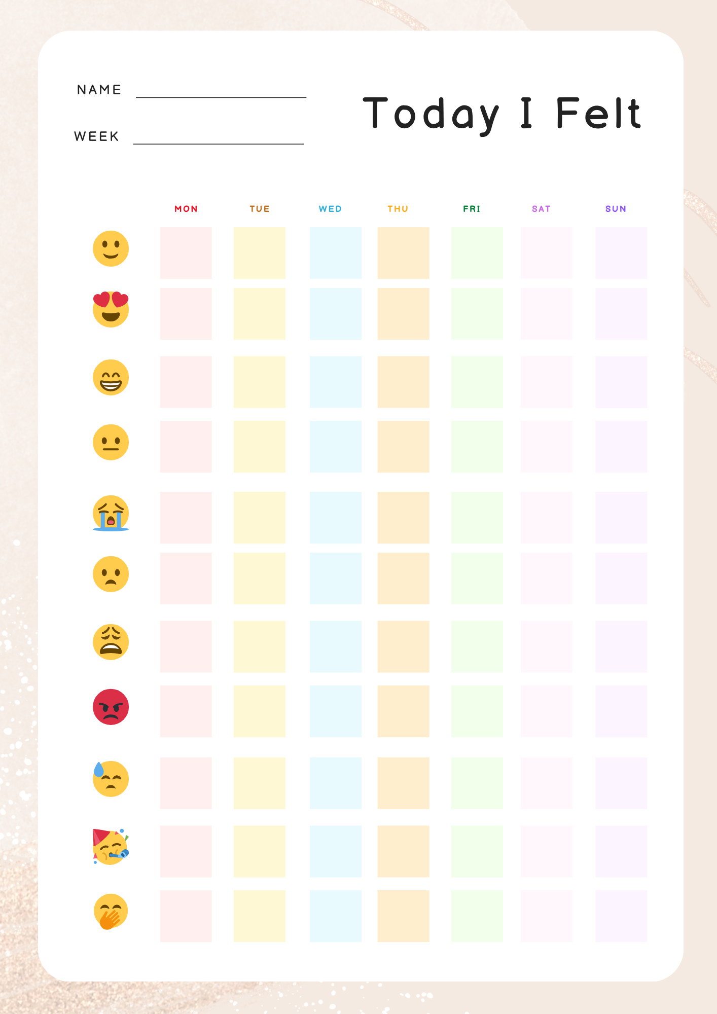 Mood Trackers | Digital Download