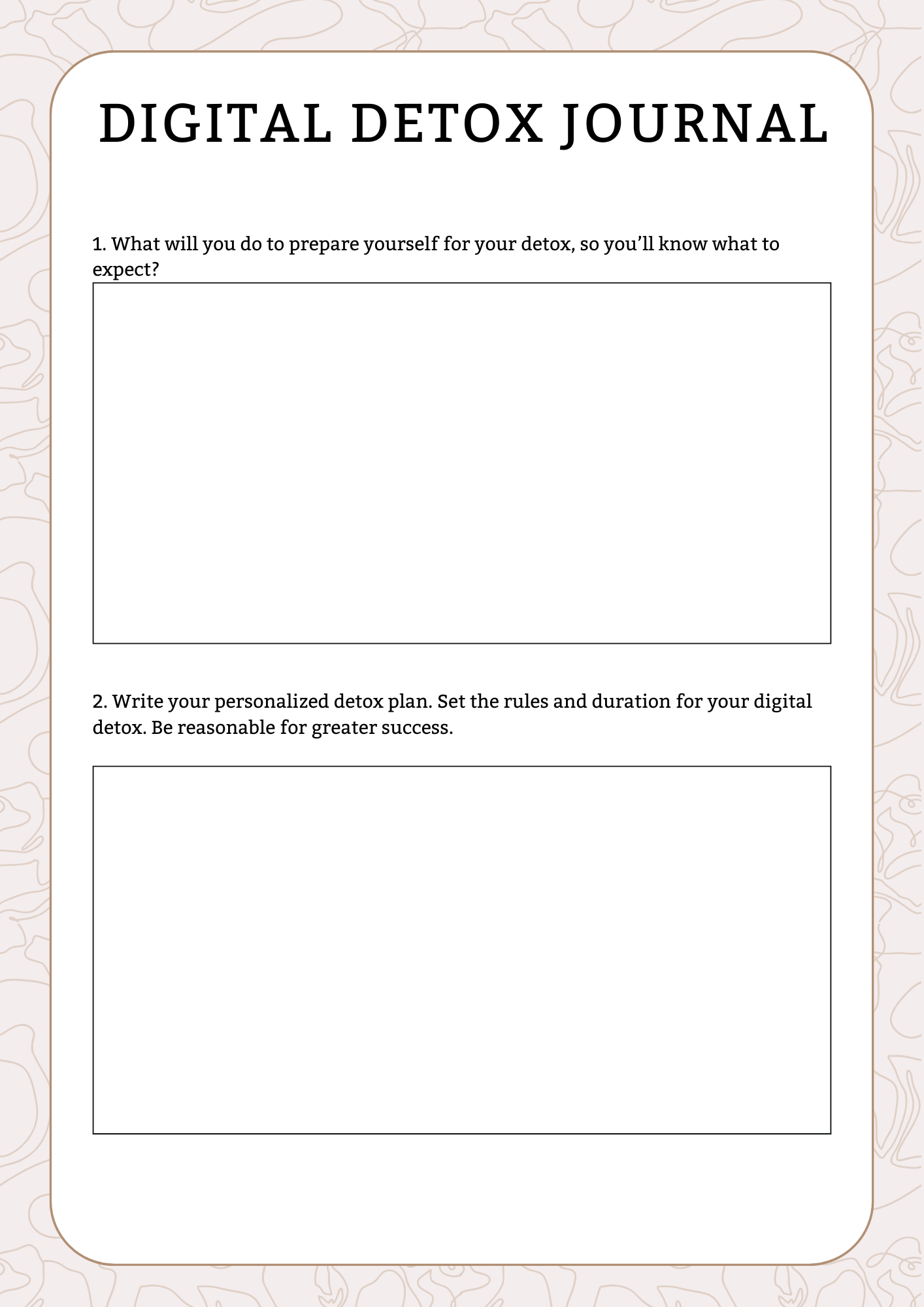 Switch Off Journal | Digital Download