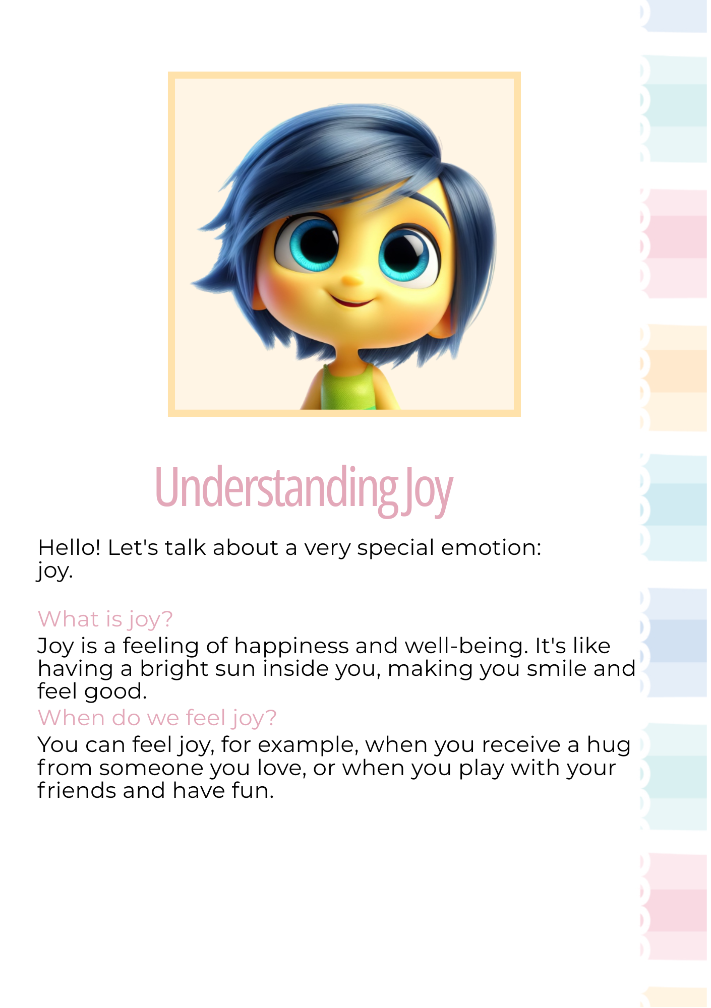 Emotions Diary - Inside Out Inspired | Digital Download
