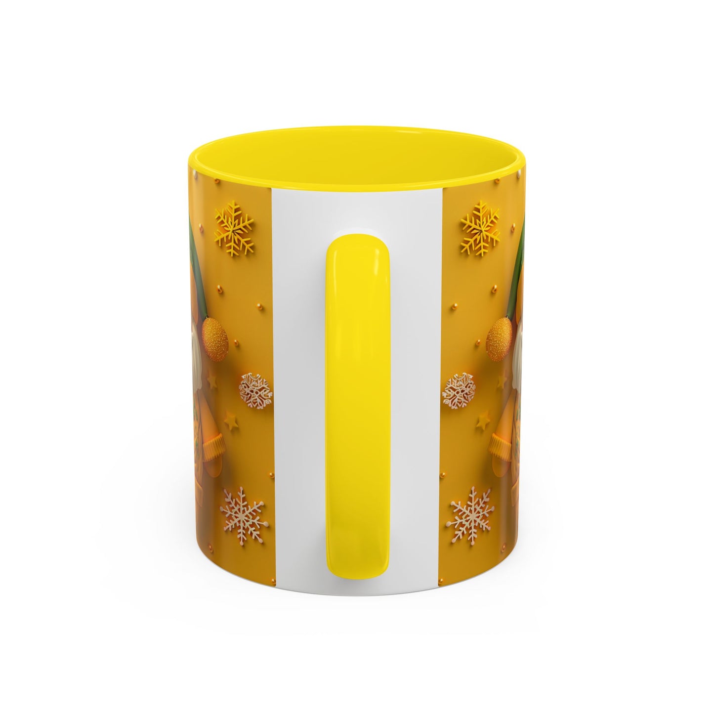 Yellow Sweater Santa Mug | Accent Coffee Mug