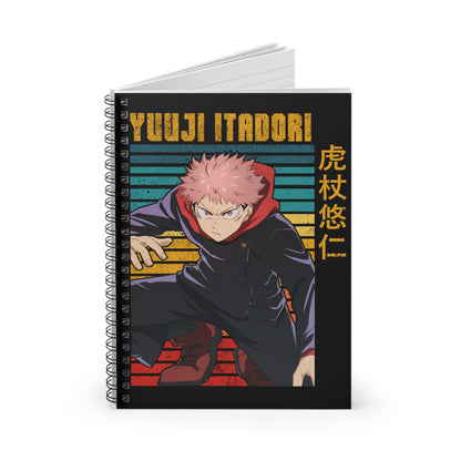 Yuuji Itadori Character Spiral Notebook | Ruled Journal