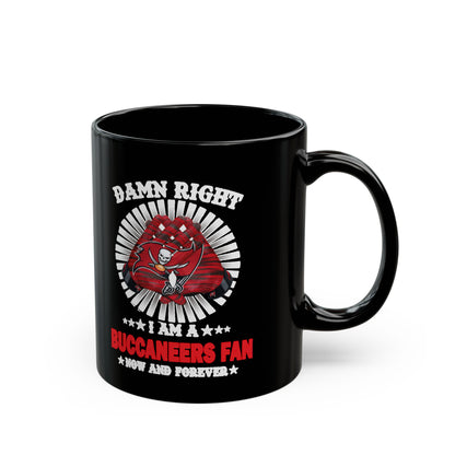 Buccaneers Fan Mug — Pirate Skull & Rose Graphic (11oz/15oz)