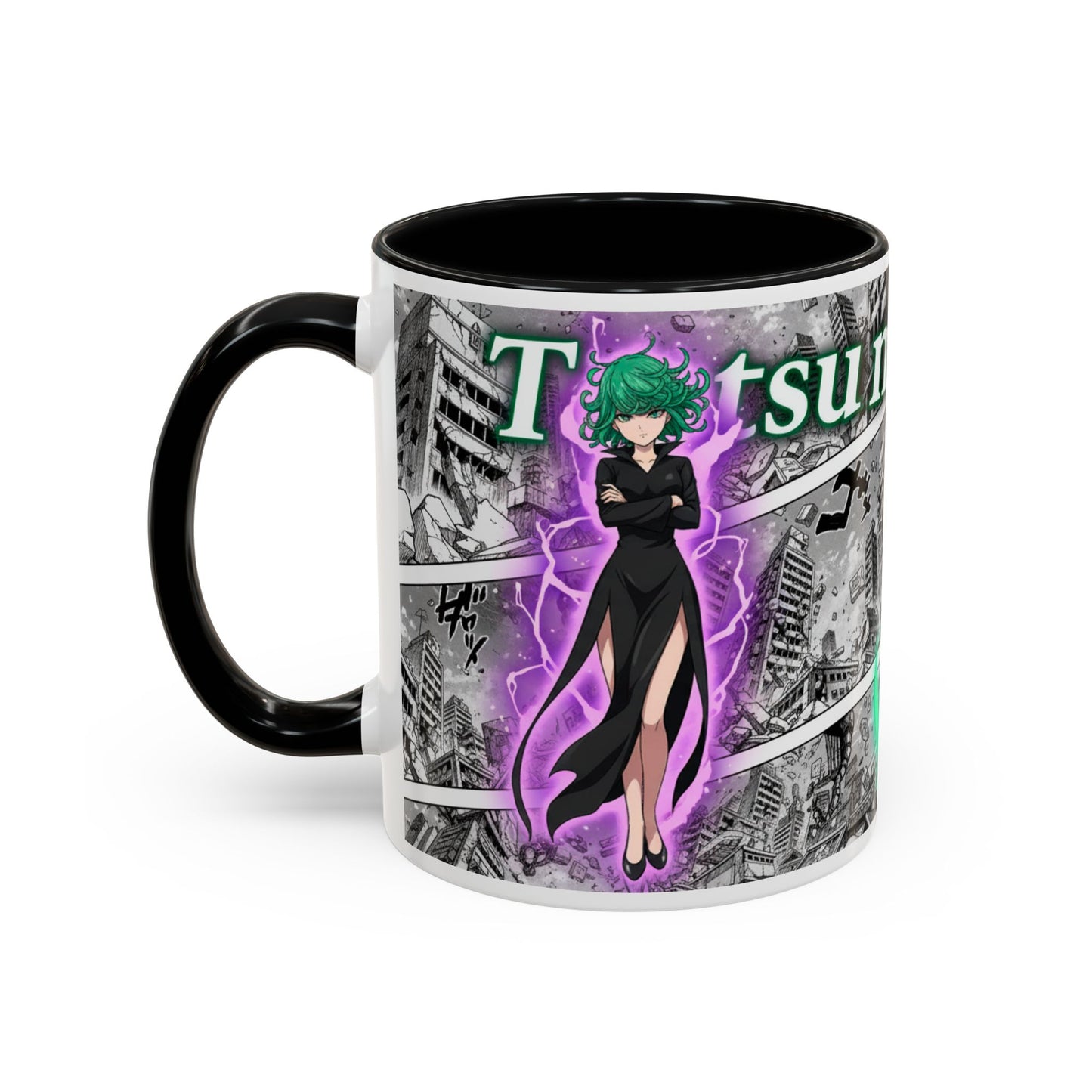 Accent Coffee Mug - Anime Girl Psychic Power Design (11/15oz)