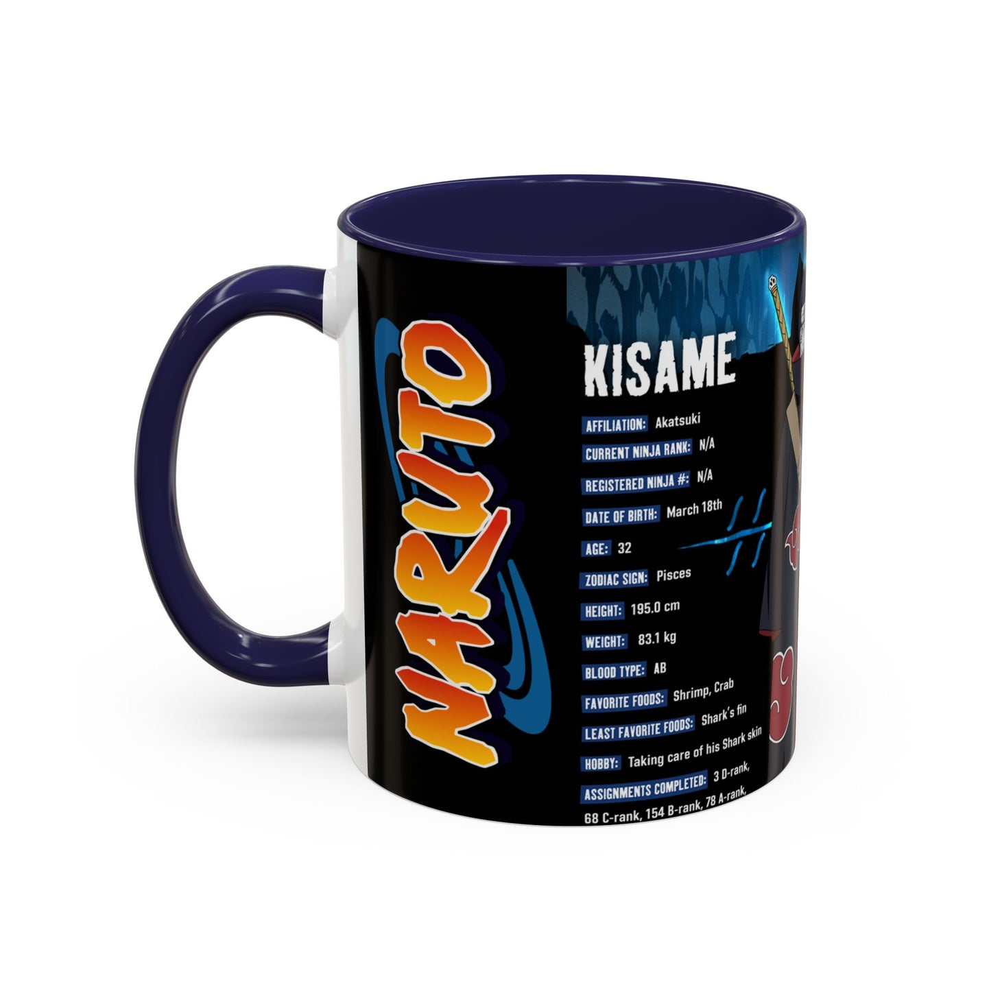 Naruto Shippuden Kisame Coffee Mug | Anime Accent Mug (11/15oz)