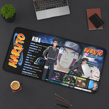 Naruto Kiba Character Desk Mat | Anime Gaming Mousepad