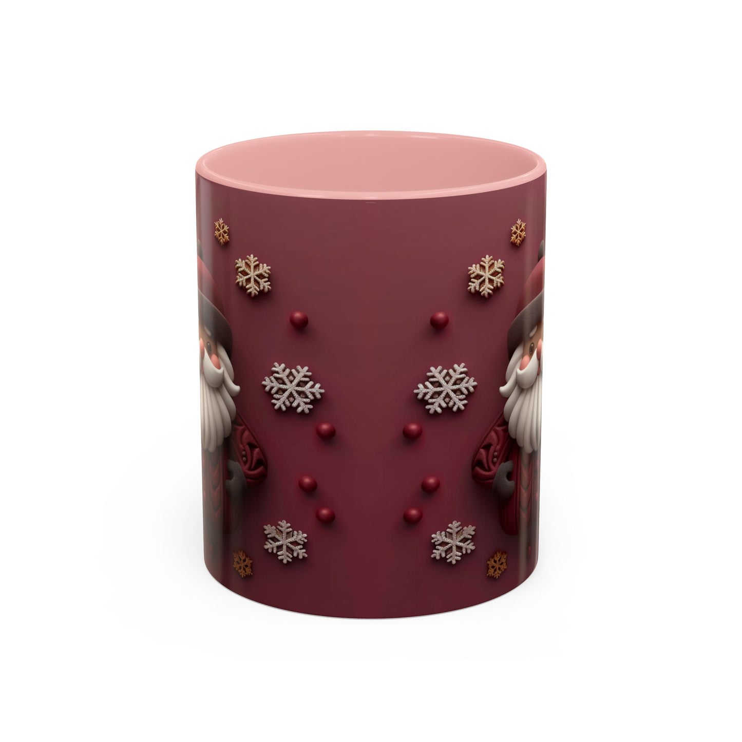 Cute Santa Face Holiday Mug | Christmas Accent Coffee Mug