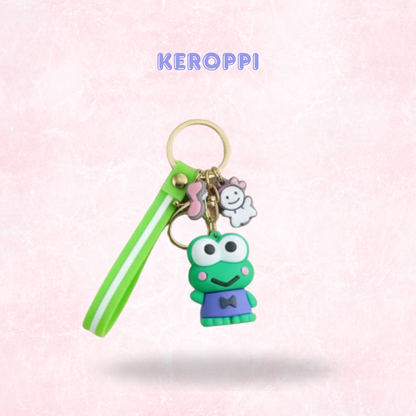 Kawaii Wristlet/ Key fob charms