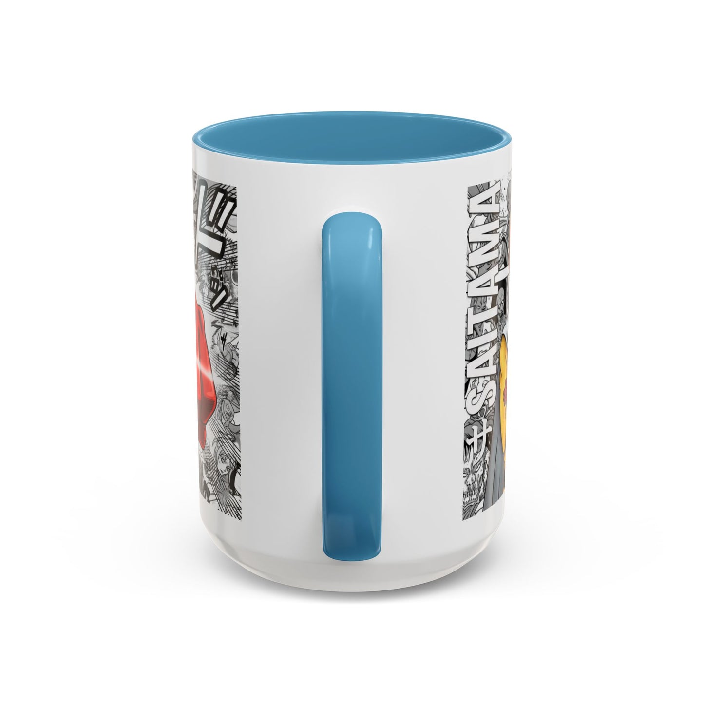 Anime Fist Coffee Mug  Dynamic Manga Collage Accent Mug (11/15 oz)