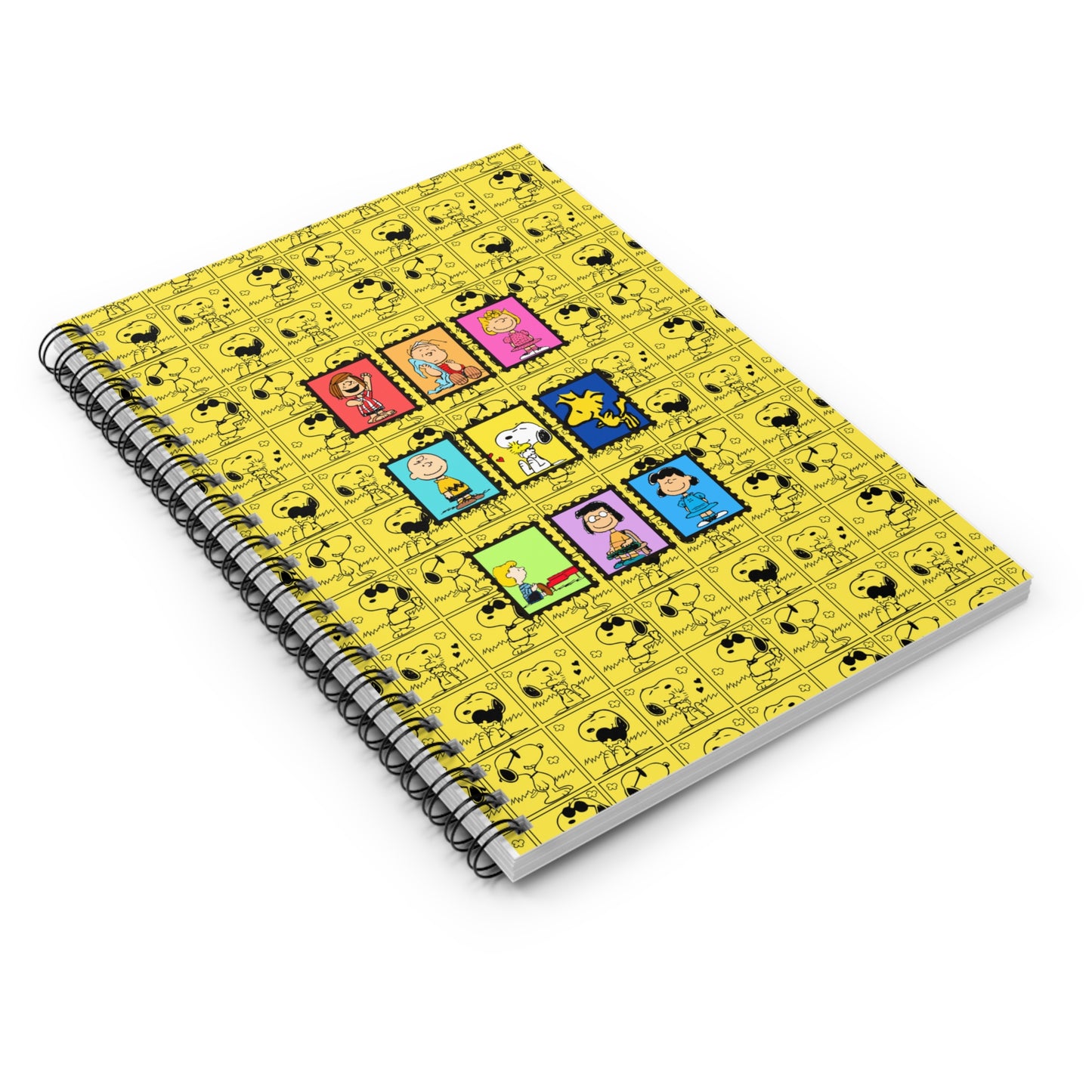 Peanuts Characters Spiral Notebook | Charlie Brown Snoopy Woodstock