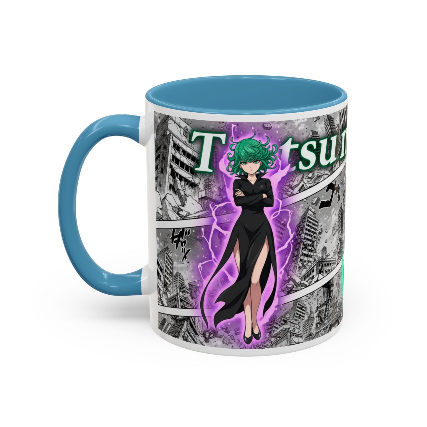Accent Coffee Mug - Anime Girl Psychic Power Design (11/15oz)
