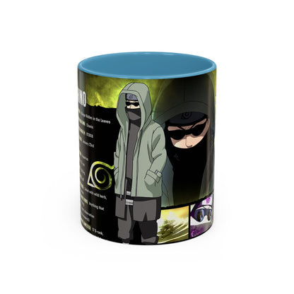 Naruto Shippuden Shino Aburame Accent Coffee Mug | Anime Character Fan Gift (11/15oz)