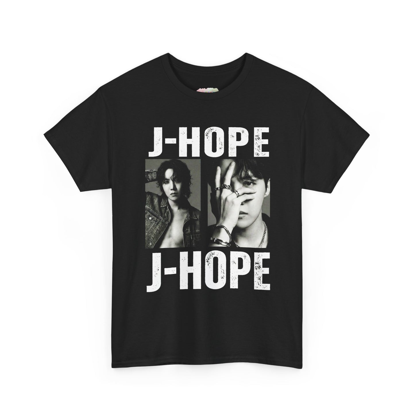 J-HOPE Photo Collage Tee | Black Graphic T-Shirt, BTS Shirt
