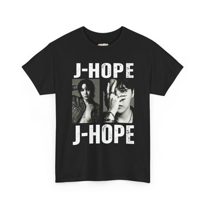 J-HOPE Photo Collage Tee | Black Graphic T-Shirt, BTS Shirt