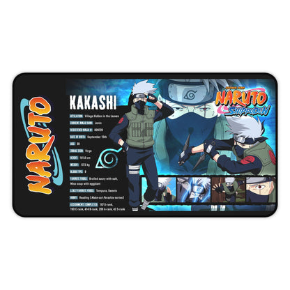 Naruto Kakashi Desk Mat | Anime Gaming Mousepad