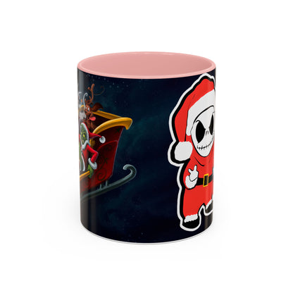 Grinch Jack Skellington Christmas Mug | Accent Coffee Mug
