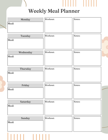 Health and Wellness Planner | Digital Download