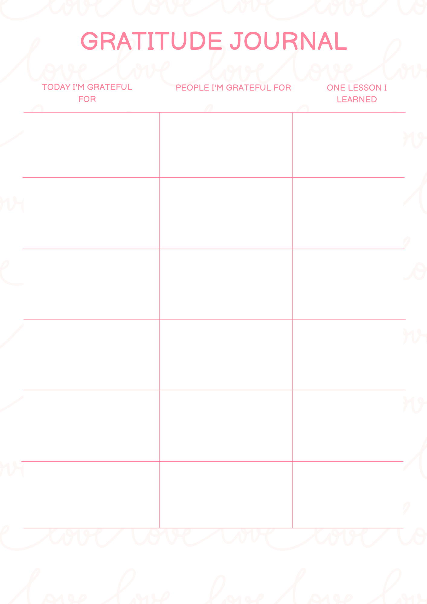 Self Love Planner | Digital Download