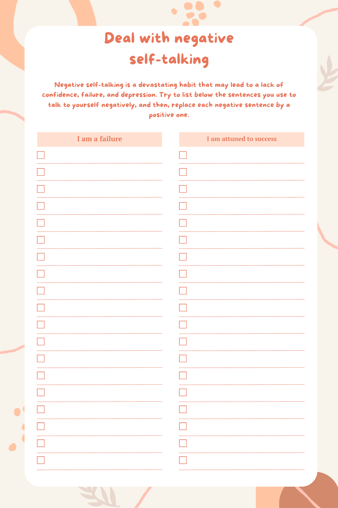 Self Love Workbook | Digital Downloads