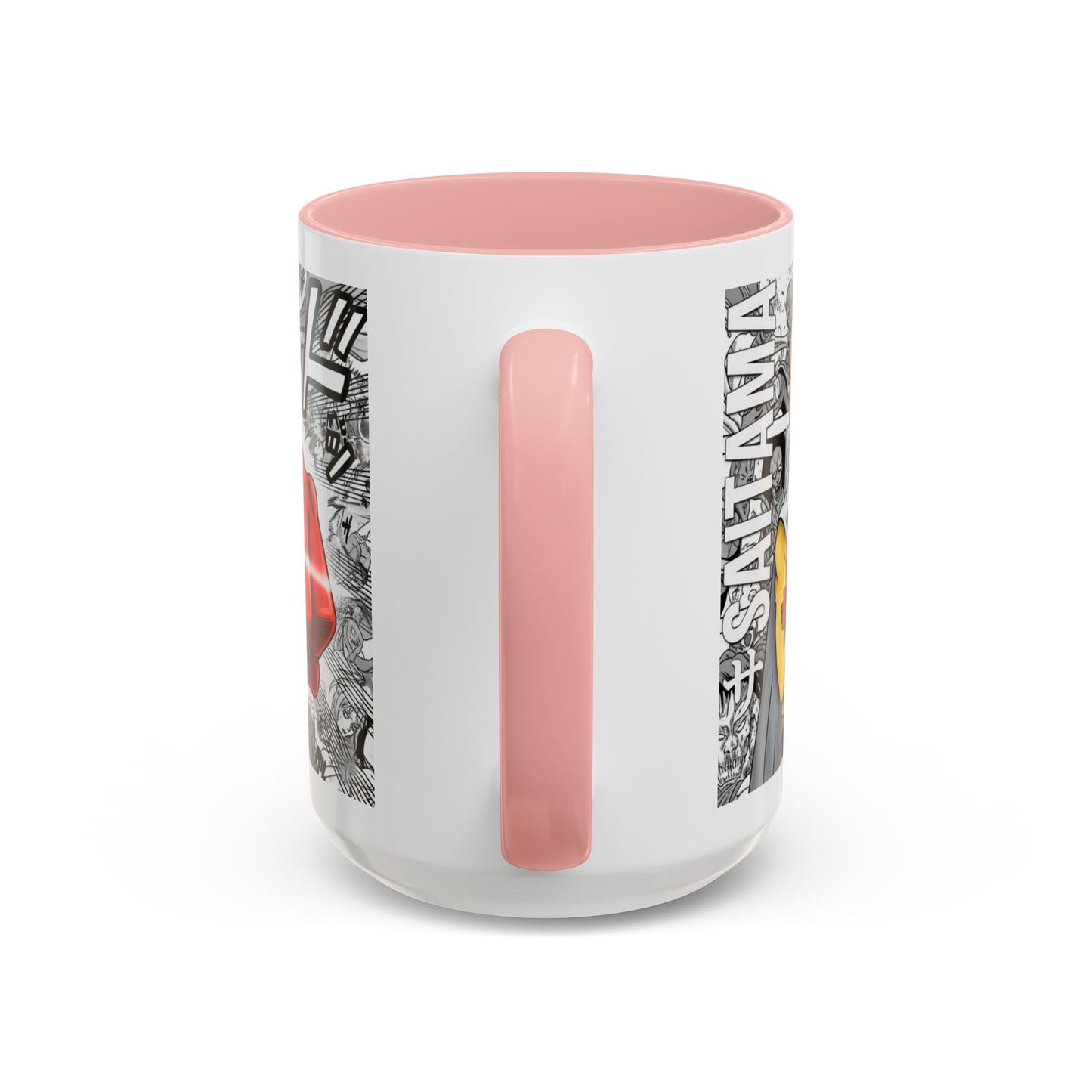 Saitama Mug |One Punch Man Inspired Collage Accent Mug (11/15 oz)