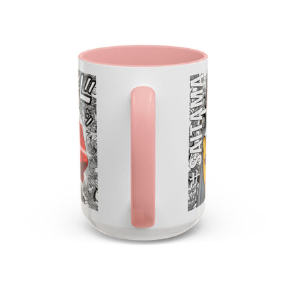 Saitama Mug |One Punch Man Inspired Collage Accent Mug (11/15 oz)