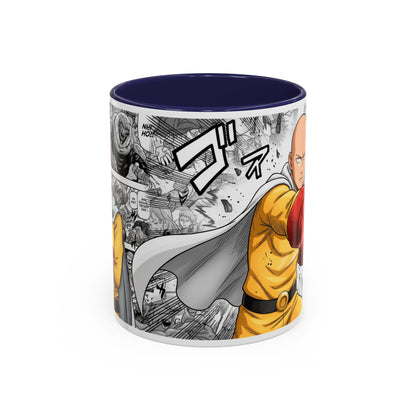 Anime Fist Coffee Mug  Dynamic Manga Collage Accent Mug (11/15 oz)