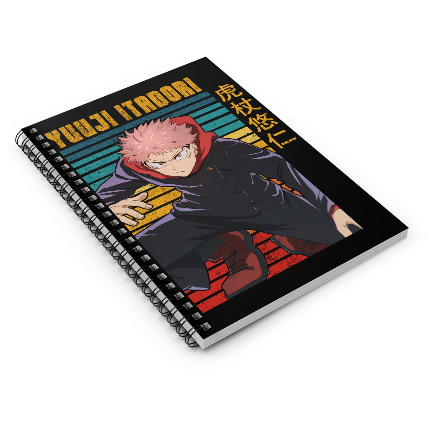 Yuuji Itadori Character Spiral Notebook | Ruled Journal