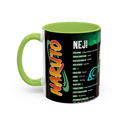 Naruto Shippuden Neji Accent Coffee Mug | Coffee Mug (11/15oz)