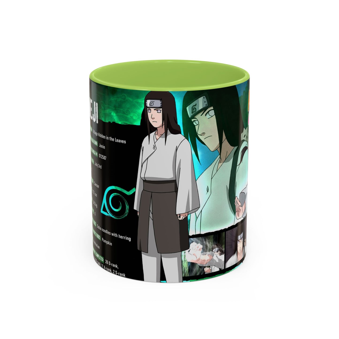 Naruto Shippuden Neji Accent Coffee Mug | Coffee Mug (11/15oz)