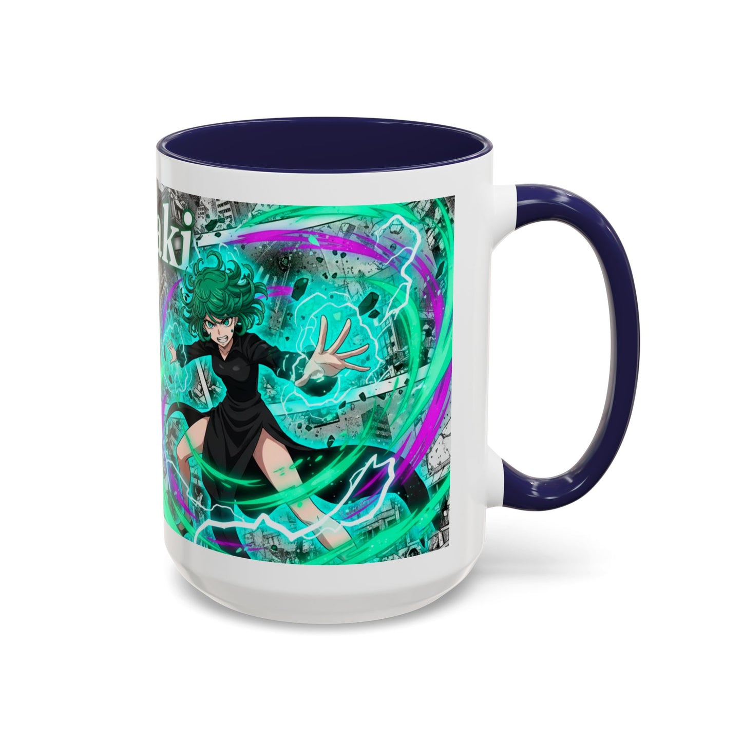 Accent Coffee Mug - Anime Girl Psychic Power Design (11/15oz)