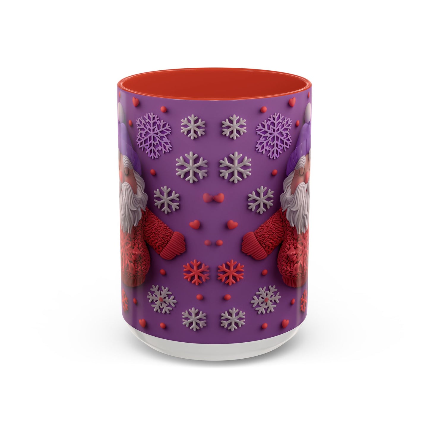 Knit Santa Pattern Mug | Accent Coffee Mug