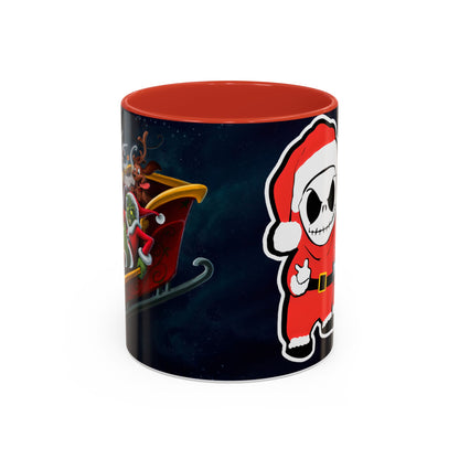 Grinch Jack Skellington Christmas Mug | Accent Coffee Mug