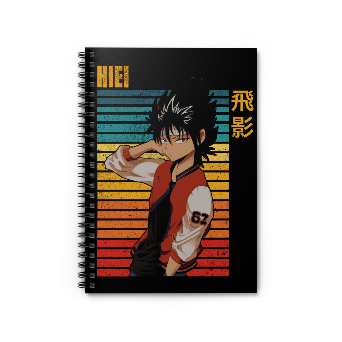 Retro Anime Character Spiral Notebook | Ruled Notebook