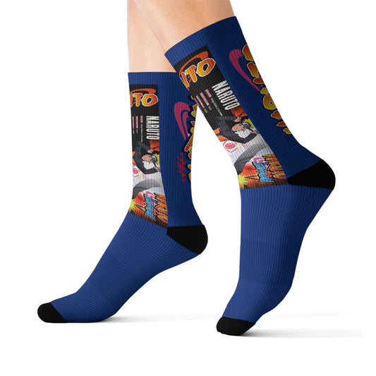 Naruto Anime Graphic Socks | Sublimation Crew Socks