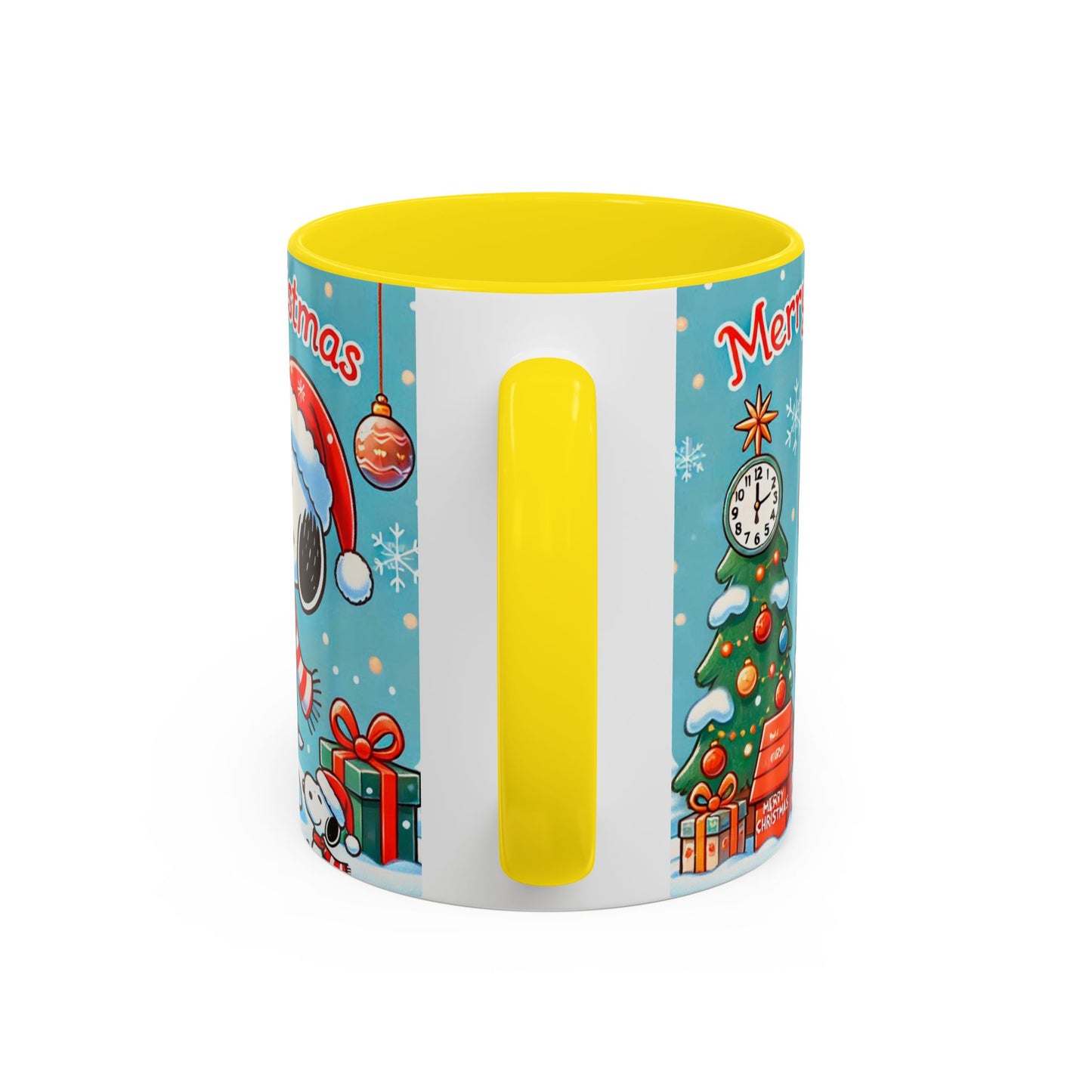 Beagle Chistmas Illustration Mug | Accent Coffee Mug 11oz 15oz