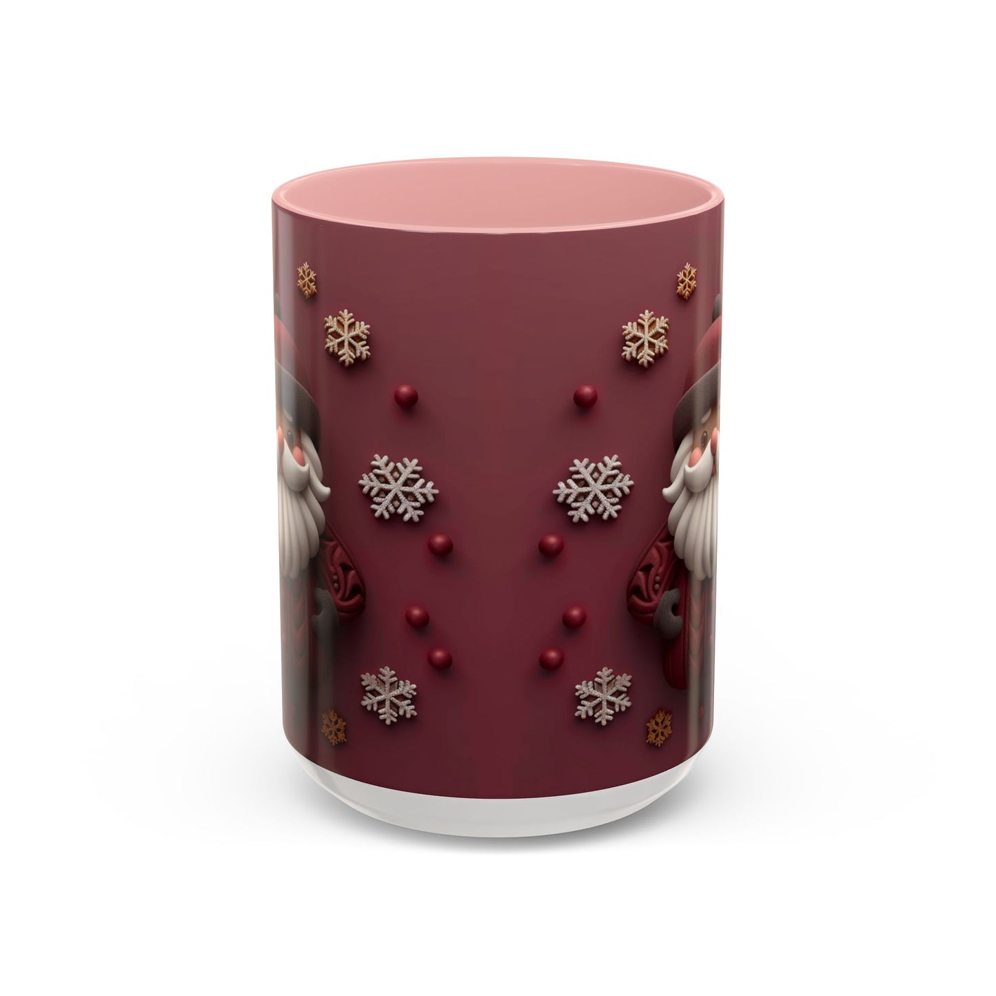 Cute Santa Face Holiday Mug | Christmas Accent Coffee Mug