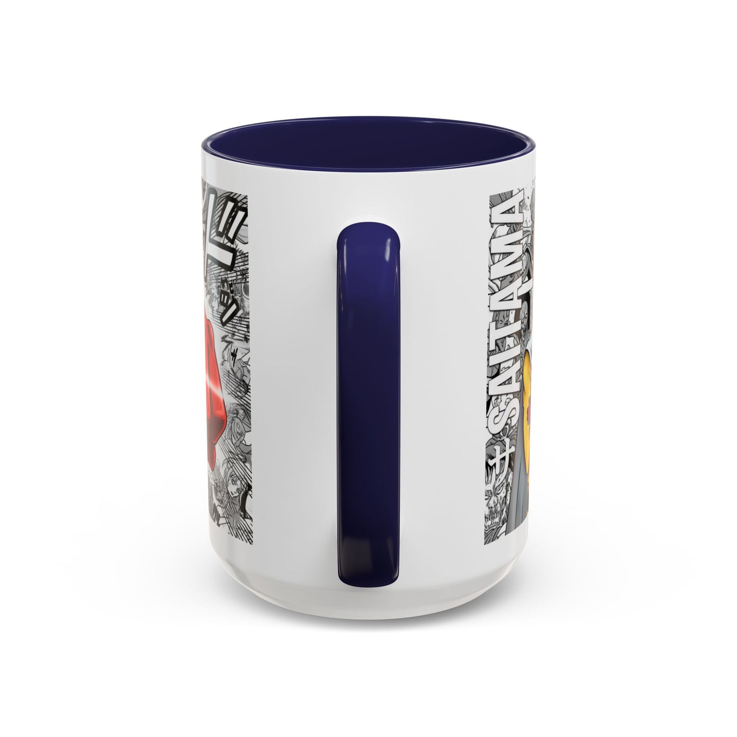 Anime Fist Coffee Mug  Dynamic Manga Collage Accent Mug (11/15 oz)