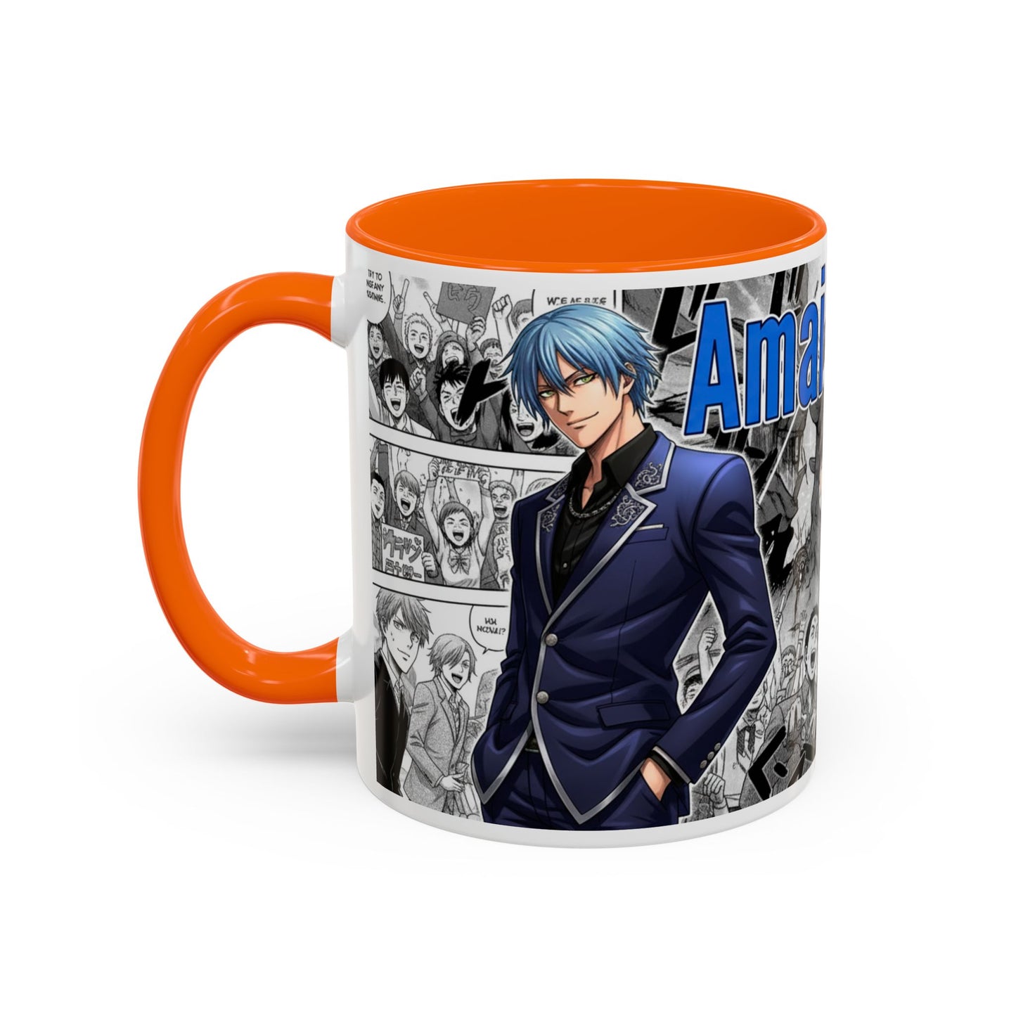 Anime Manga Accent Coffee Mug  Amai Mask Character Design (11/15oz)