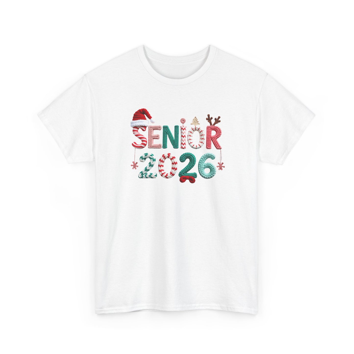 Senior 2026 Christmas Tee – Festive Graduation Santa Hat Design