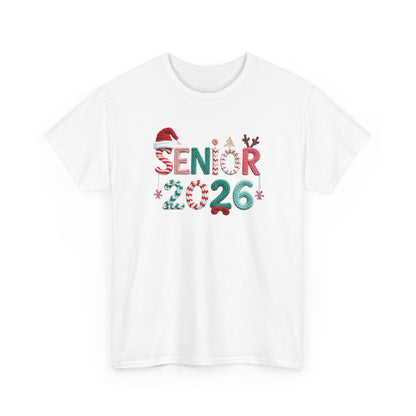 Senior 2026 Christmas Tee – Festive Graduation Santa Hat Design