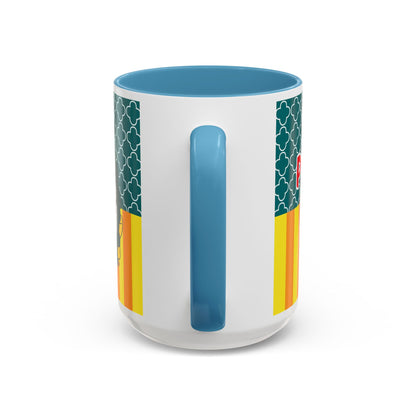 Redheaded Princess Kitty Accent Coffee Mug | Cute Cat Princess Design