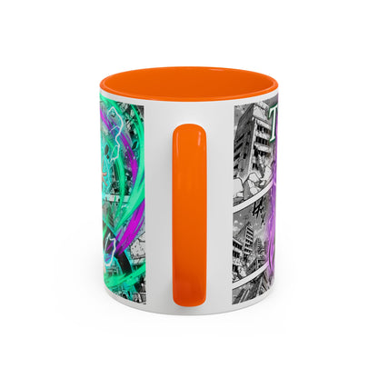Accent Coffee Mug - Anime Girl Psychic Power Design (11/15oz)