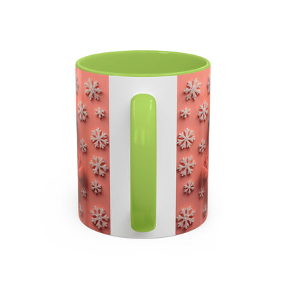 Knit Gnome with Snowflakes Mug | Accent Coffee Mug 11oz 15oz