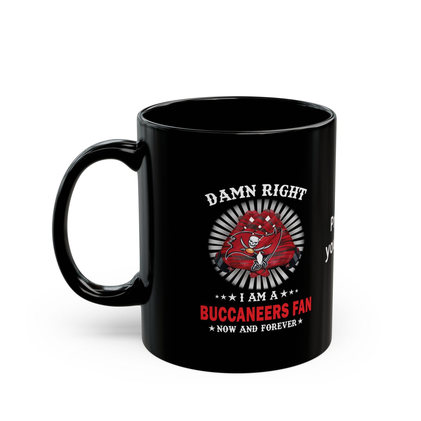 Customizable Buccaneers Fan Logo Mug | Customizable 11oz Coffee Cup