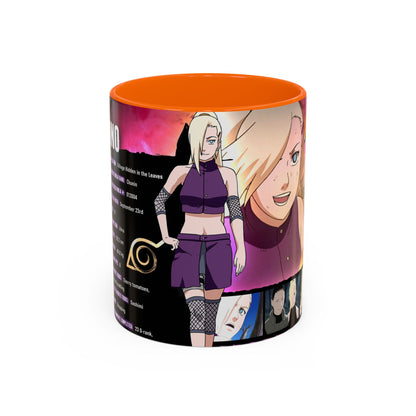 Naruto Shippuden Ino Anime Accent Coffee Mug — 11/15oz