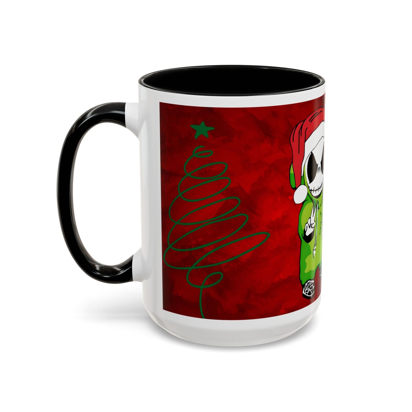 Grinch Jack Skellington Christmas Mug | Accent Coffee Mug