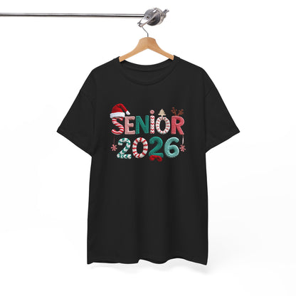 Senior 2026 Christmas Tee – Festive Graduation Santa Hat Design