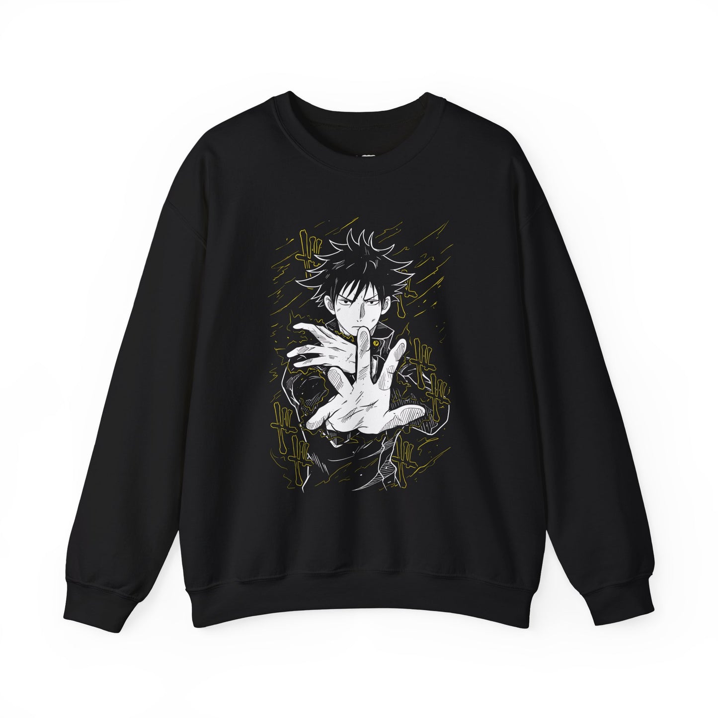 Anime Sorcerer Illustration Sweatshirt | Manga Magic Crewneck