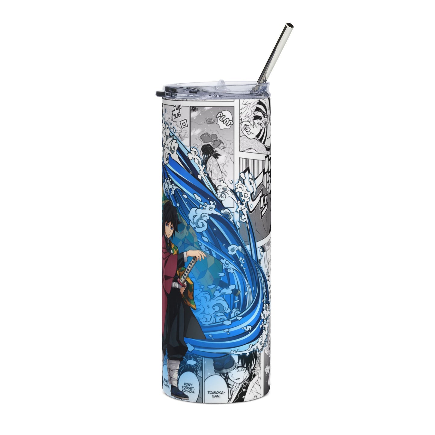 Giyuu Tumbler | Demon Slayer Inspired 20oz Stainless Steel Tumbler
